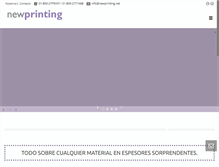 Tablet Screenshot of newprinting.net